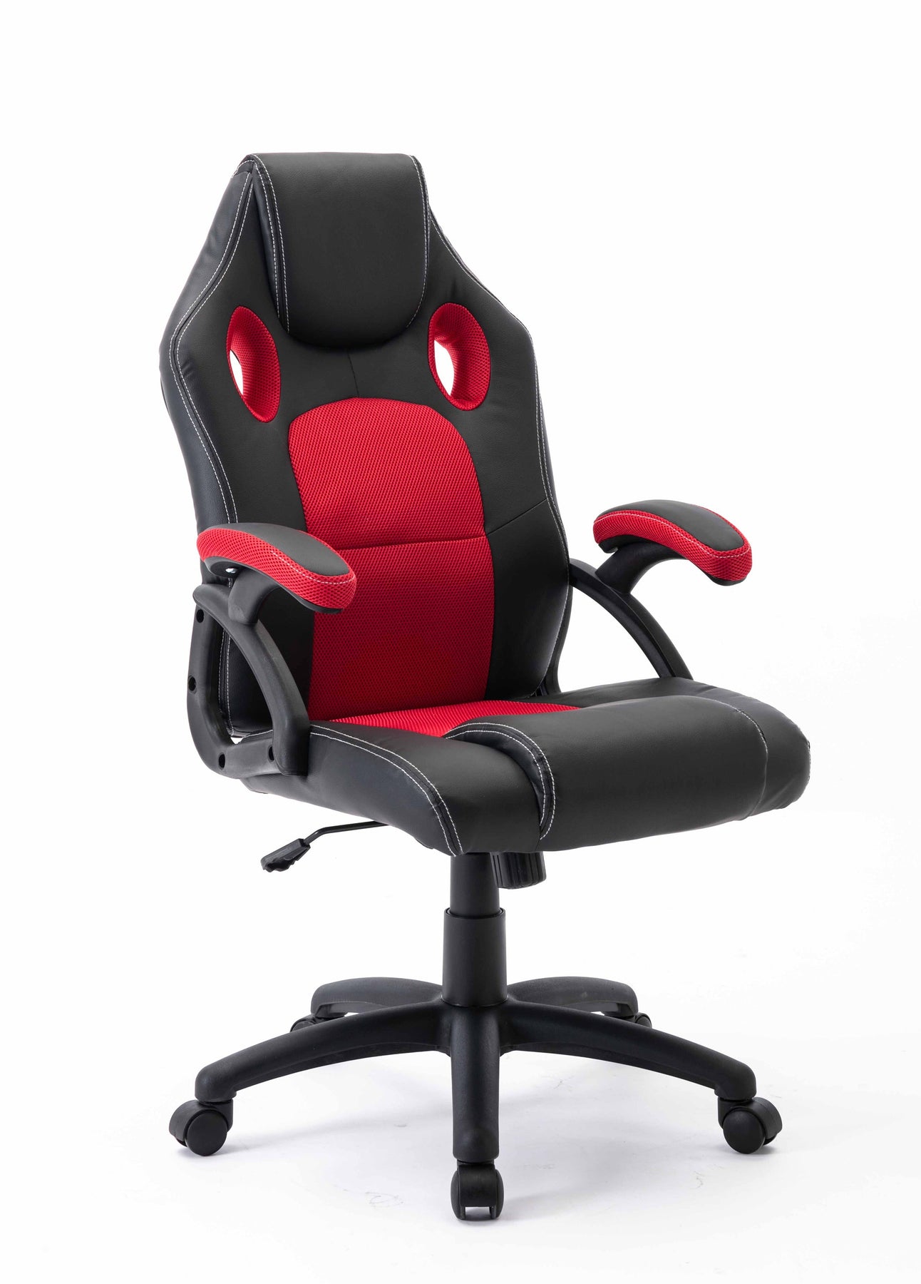Red Block Computer Chair Neo Red & Black PC Office Chair – Infiniteimports