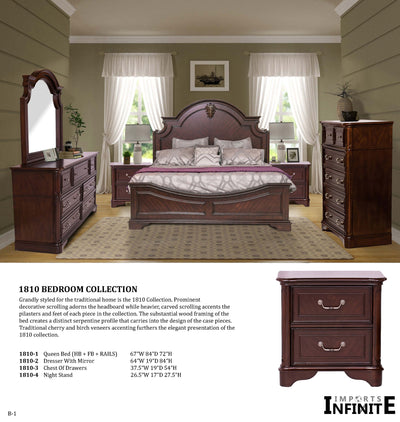 Solid Wood Bedroom Set - Infinite imports