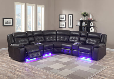 Tricia LED Power Sectional - Infiniteimports